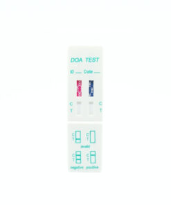 Snabbtest för 2 olika droger. Testkort för provtagning urin
